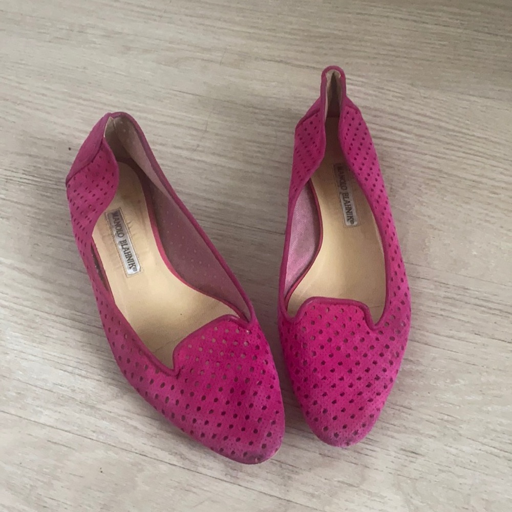 Manolo Blahnik flats size 37.5